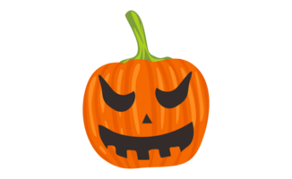 halloween pumpa huvud med transparent bakgrund png