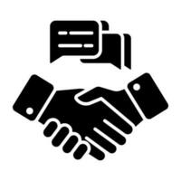 Vector design of handshake