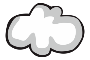 bianca nube con trasparente sfondo png