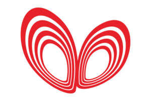 Valentine - Red Love Wave With Transparent Background png