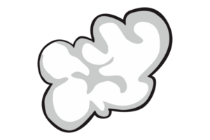 White Cloud  With Transparent Background png