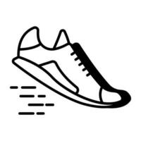 An editable design icon of runner vector