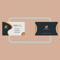 Professional business card template. vector