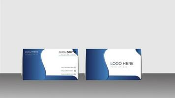 Business card design for a company vector