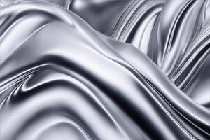 Full frame abstract silver background - photo