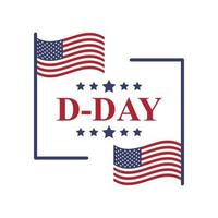 D Day background. vector