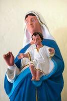 Virgen María y bebé Jesús Cristo foto