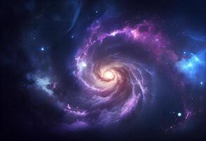 Space galaxy background photo