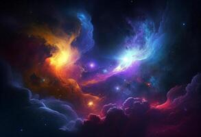 Space galaxy background photo