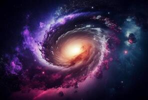 Space galaxy background photo