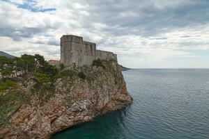 Santo Lawrence fortaleza en Dubrovnik foto