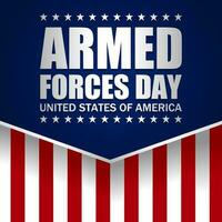 United States armed forces day. Vector illustration. Suitable for Poster, Banners, background and greeting card.