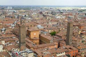 Aerial view of the Bologna Cathedral photo