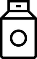 ilustración de vector de paquete de leche en un fondo. símbolos de calidad premium. iconos vectoriales para concepto y diseño gráfico.