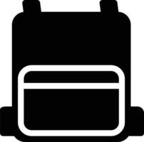 ilustración de vector de mochila en un fondo. símbolos de calidad premium. iconos vectoriales para concepto y diseño gráfico.