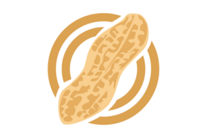 Peanut Logo Icon On Transparent Background png