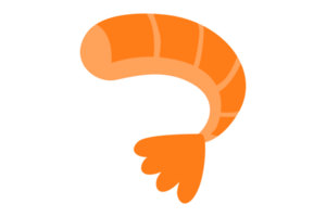 Shrimp Icon Logo On Transparent Background png