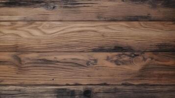 Top View of Brown Wood Texture In High Resolution Used Office and Home Furnishings, . photo