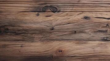 Top View of Brown Wood Texture In High Resolution Used Office and Home Furnishings, . photo