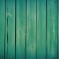 Top View of Green Painted Wooden or Plank Texture Background, . photo