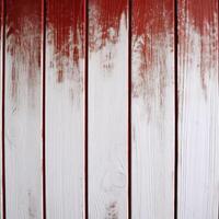 Texture of Red and Silver Painted Plank or Wood Background, Top View. photo