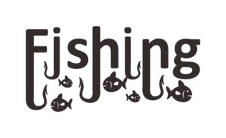 Fishing - Word On Transparent Background png