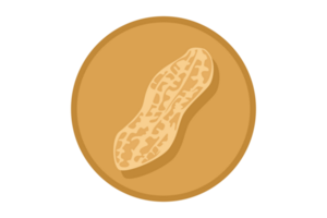 Peanut Logo Icon On Transparent Background png