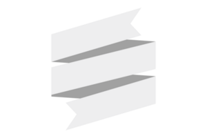 gris fête drapeau avec transparent Contexte png