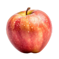 Realistic Ripe Apple with Droplets of Water, Perfect for A Healthy Snack . png