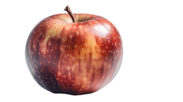 realistisch rijp appel geïsoleerd Aan PNG achtergrond, perfect voor een gezond tussendoortje generatief ai.