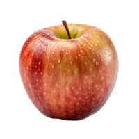 Realistic Ripe Apple with Droplets of Water, Perfect for A Healthy Snack . png