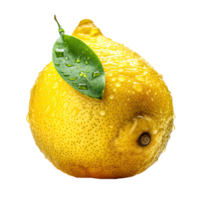 fresco laranja com água gotas fechar-se em transparente fundo. generativo ai. png