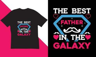 Father's day t-Shirt Design. vector