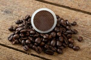 Coffee pods for espresso photo