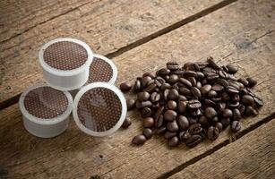 Coffee pods for espresso photo