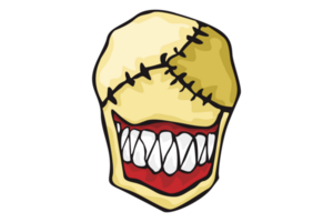 Halloween Smiling Monster Cartoon Character With Transparent Background png