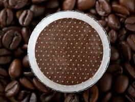 Coffee pods for espresso photo