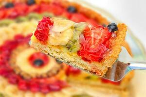 Shortbread with Cream With Fruit Jelly photo