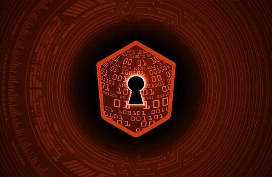 Modern Cybersecurity Technology Background with shield vector