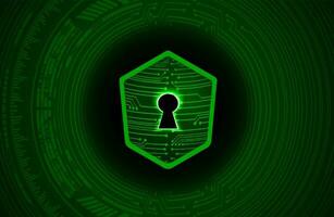Modern Cybersecurity Technology Background with shield vector