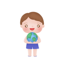 love earth cute cartoon png