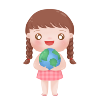 love earth cute cartoon png