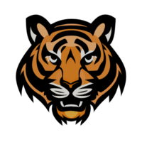 tigre visage icône clipart transparent Contexte png