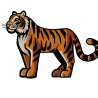 tiger ikon ClipArt transparent bakgrund png