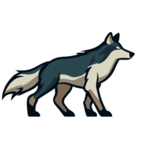 Semple Wolf icon clipart transparent background png