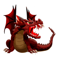 Dragon angry Clipart transparent background png