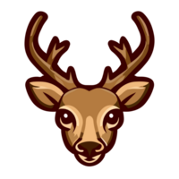 cerf visage clipart transparent Contexte png