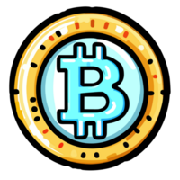 bitcoin geld clip art transparant achtergrond png