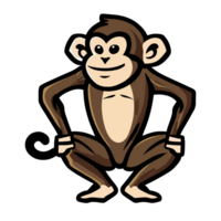 Monkey icon clipart transparent background png