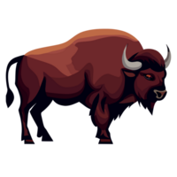 Bison clipart transparent background png